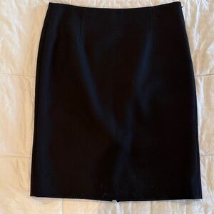 J. Crew Classic Black Pencil Skirt